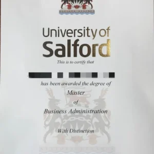 英国索尔福德大学毕业证书The University of Salford照片