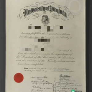 美国弗吉尼亚大学毕业证书The University of Virginia照片
