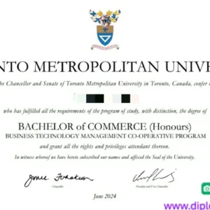 加拿大多伦多都会大学毕业证书Toronto Metropolitan University照片