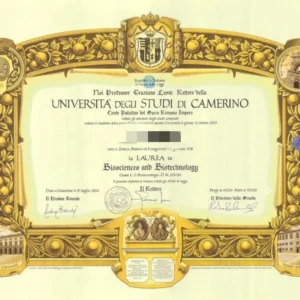 意大利卡梅里诺大学毕业证书Università degli Studi di CAMERINO照片