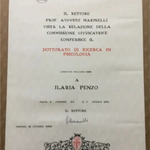 意大利佛罗伦萨大学毕业证书Università degli Studi di FIRENZE照片