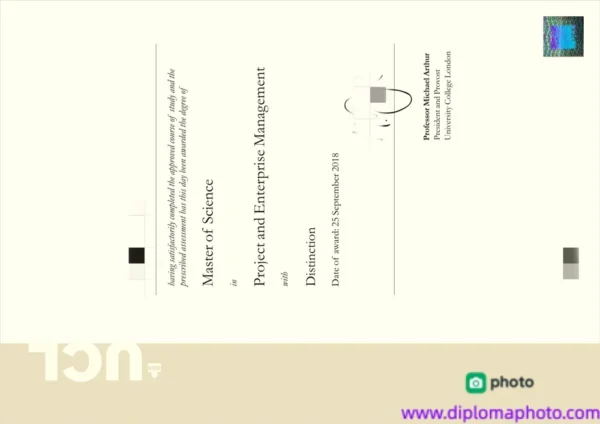 英国伦敦大学学院毕业证书University College London照片