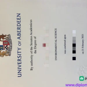 英国阿伯丁大学毕业证书University of Aberdeen照片