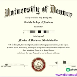 美国丹佛大学毕业证书University of Denver照片