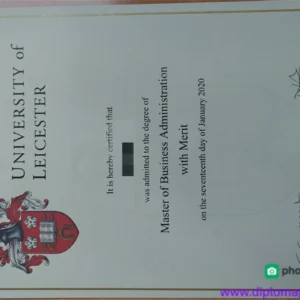 英国莱斯特大学毕业证书University of Leicester照片
