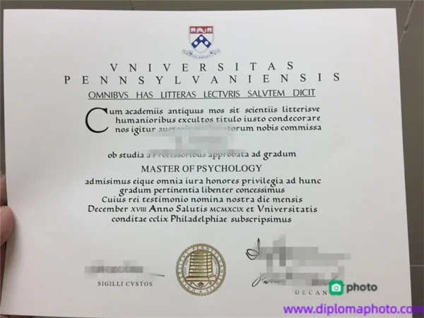 美国宾夕法尼亚大学毕业证书University of Pennsylvania照片