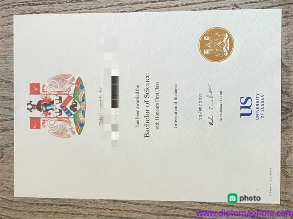 英国萨塞克斯大学毕业证书University of Sussex照片