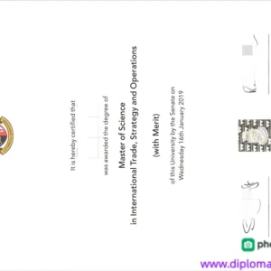 英国华威大学毕业证书University of Warwick照片