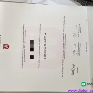 澳洲西悉尼大学毕业证书University of Western Sydney照片