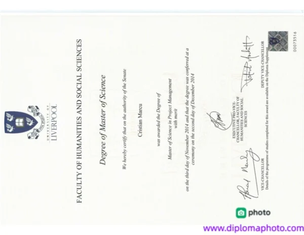 英国伍斯特大学毕业证书University of Worcester照片