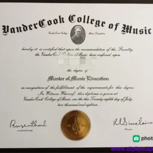 美国范德库克音乐学院毕业证书VanderCook College of Music照片
