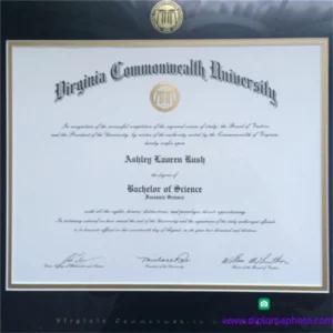 美国弗吉尼亚联邦大学毕业证书Virginia Commonwealth University照片