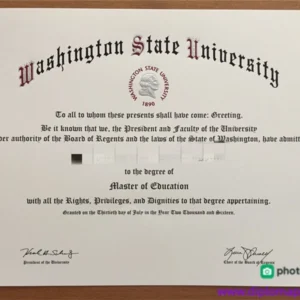 Washington State University 美国华盛顿州立大学毕业证书Washington State University照片