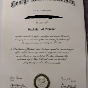 美国乔治梅森大学毕业证书George Mason University照片