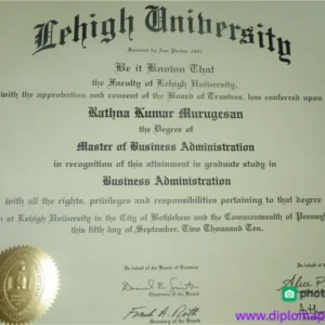 美国里海大学毕业证书Lehigh University照片