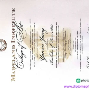 美国马里兰艺术学院毕业证书Maryland Institute College of Art照片