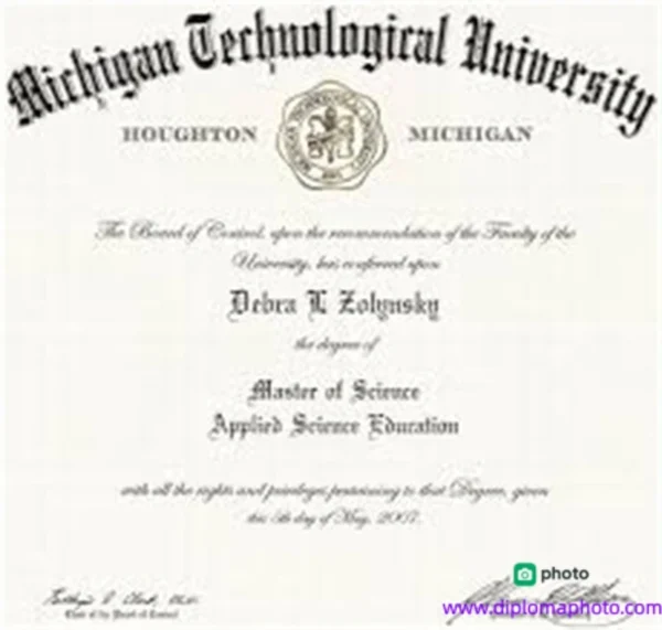 美国密歇根理工大学毕业证书Michigan Technological University照片