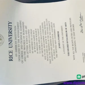美国莱斯大学毕业证书Rice University照片
