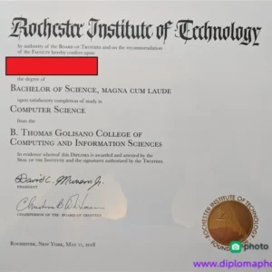 美国罗切斯特理工学院毕业证书Rochester Institute of Technology照片