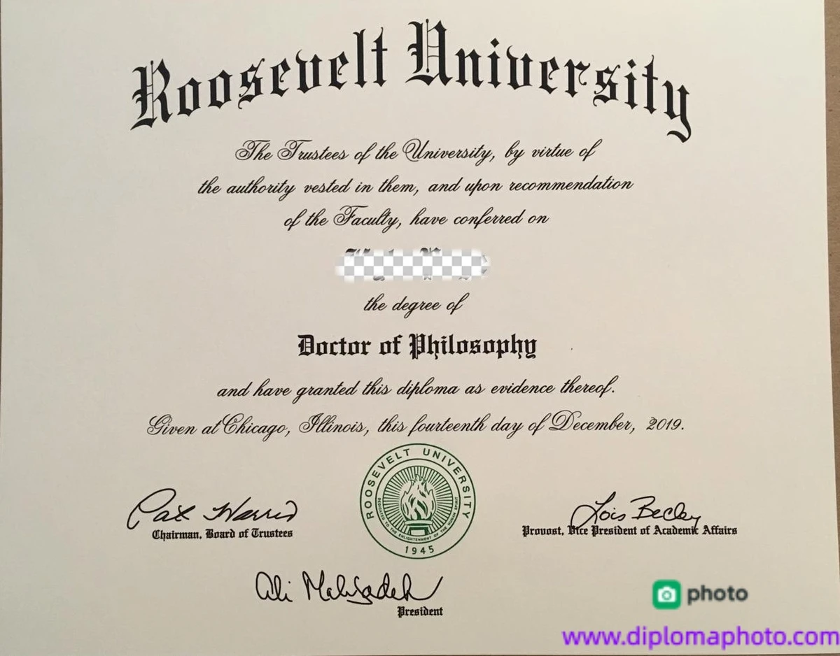 美国罗斯福大学毕业证书Roosevelt University照片