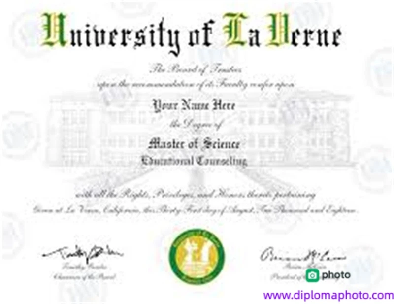 美国拉文大学毕业证书University of La Verne照片