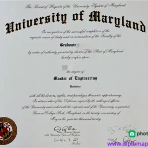 美国马里兰大学巴尔的摩分校毕业证书University of Maryland, Baltimore照片