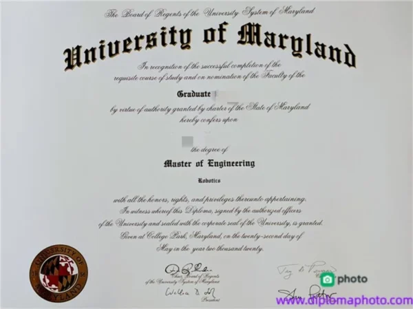 美国玛丽大学毕业证书University of Mary照片