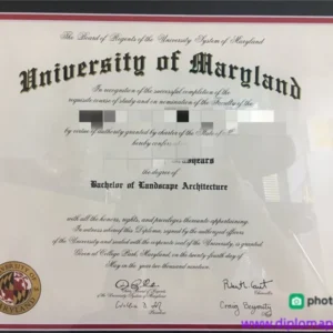 美国马里兰大学帕克分校毕业证书University of Maryland, College Park照片