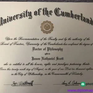 美国坎伯兰大学毕业证书University of the Cumberlands照片