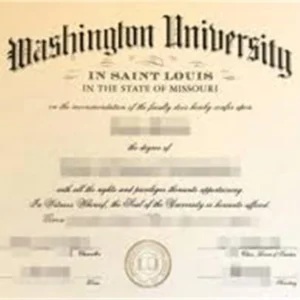 美国圣路易斯华盛顿大学毕业证书Washington University in St. Louis照片