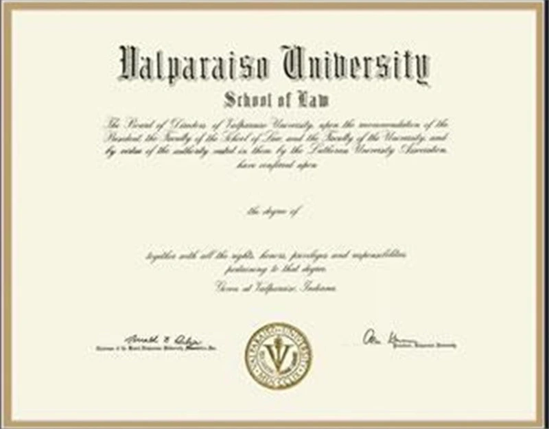 美国瓦尔帕莱索大学毕业证书Valparaiso University照片