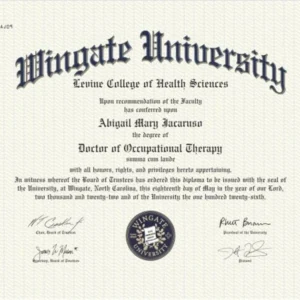 美国温盖特大学毕业证书Wingate University照片