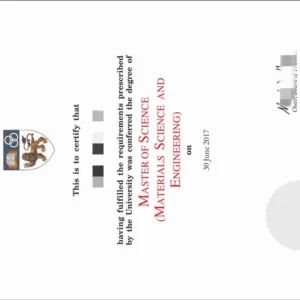 新加坡新加坡国立大学毕业证书National University of Singapore照片