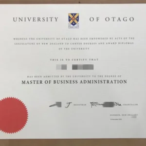 新西兰奥塔哥大学毕业证书University of Otago照片